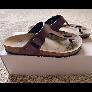 Brand new foot bed sandals